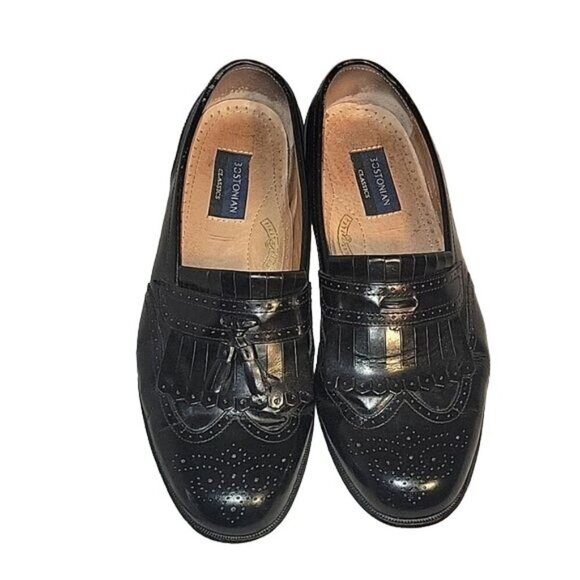 BOSTONIAN‎ Men's Leather Slip on Loafers Work Academia 10.5 flaws see pics - Picture 1 of 7